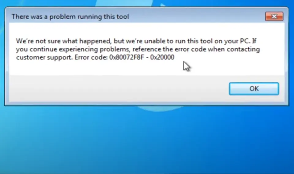 error code 0x80072f8f 0x20000