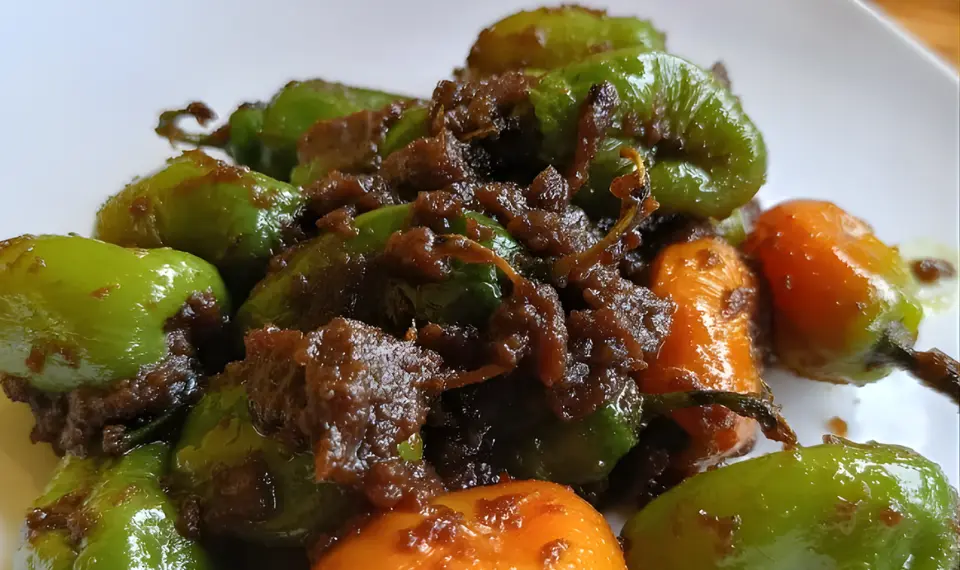 Resep cabe gendot tanpa ebi