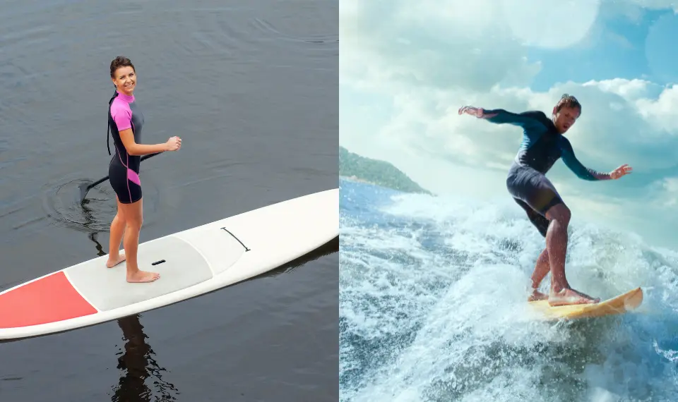 Paddle Boarding vs Surfing